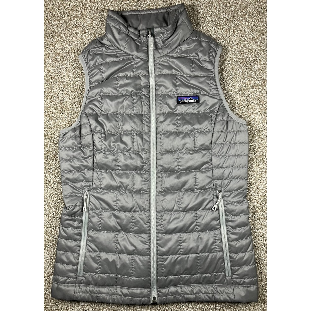 Patagonia Womens Nano Puff Vest Gray Quilted PrimaLoft Insulated XS 84247 - Picture 1 of 11